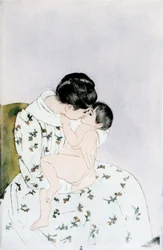 Beso materno